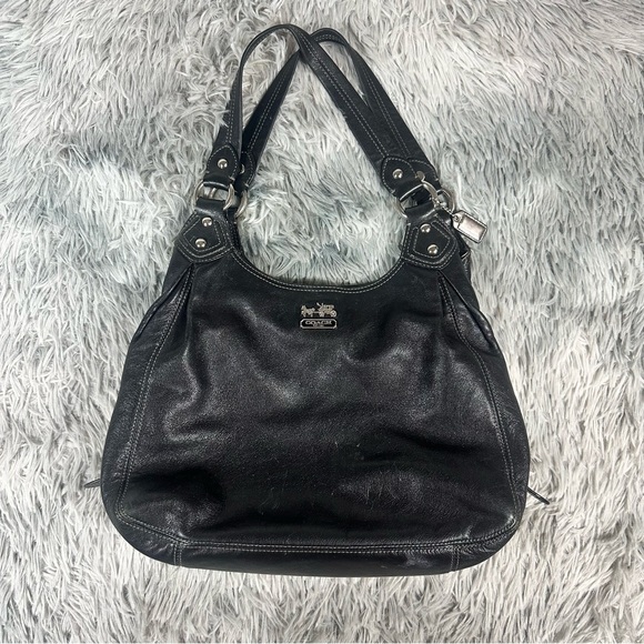 Y2K Coach Black Classic Madison Tote # C1082-14336 - Picture 1 of 9